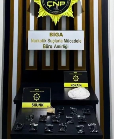 Biga’da uyuşturucu operasyonu: 1 şüpheli tutuklandı