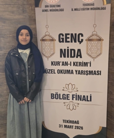 Kur’an-ı Kerim’i Güzel Okuma Yarışmasında bölge birincisi oldu