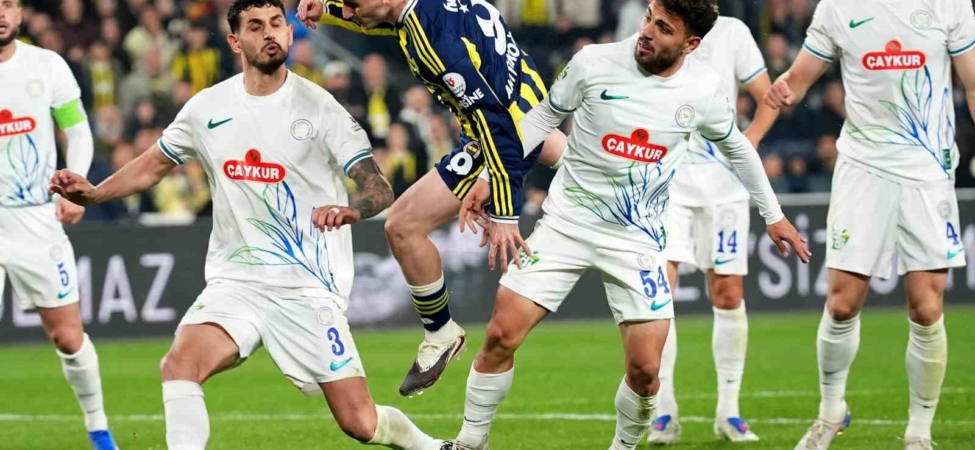 Fenerbahçe’nin Rizespor’a karşı 13 maçlık serisi sona erdi
