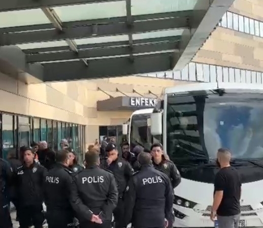 Bozbey, adliyeye sevk edilmeden sağlık raporu için hastaneye götürüldü
