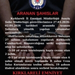 Kırklareli’nde aranan 8 kişi yakalandı