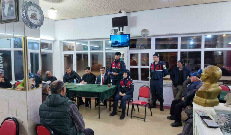 Edirne’de köylerde uyuşturucu ile mücadele çalışması