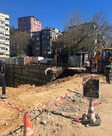 Fenerbahçe Chobani Stadyumu yanında korkutan çökme