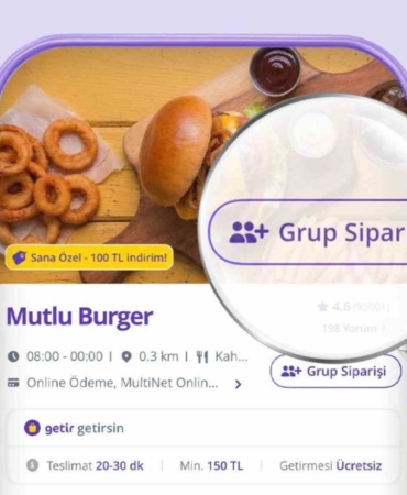 GetirYemek, grup siparişi özelliği kullanıma sundu