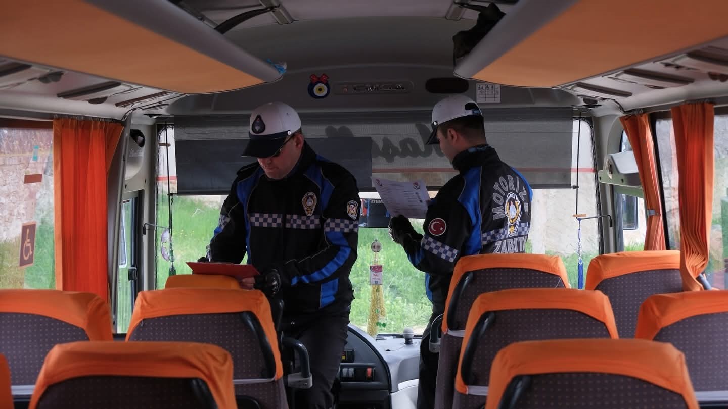 Kırklareli’de okul servislerine yönelik denetim