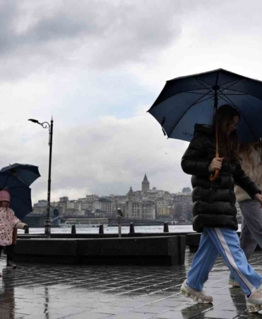 İstanbul’da yağmur sonrası manzara havadan görüntülendi