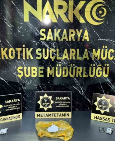 Sakarya’da 4 farklı uyuşturucu operasyonunda 3 tutuklama