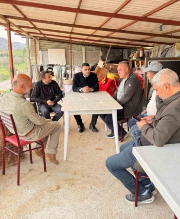 Orman yangınlarından etkilenen vatandaşların geçici barınma alanları incelendi