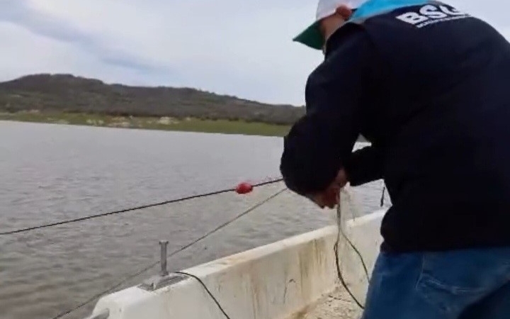 Kırklareli’nde barajda yasa dışı avcılığa geçit yok: 650 metre ağ ele geçirildi