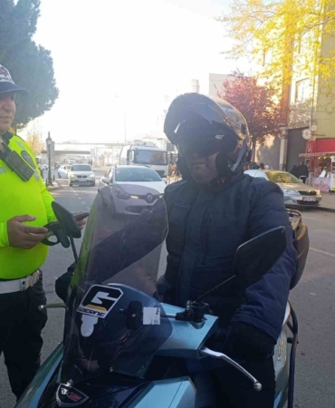 Tekirdağ’da trafik denetimi: 65 araç kontrol edildi