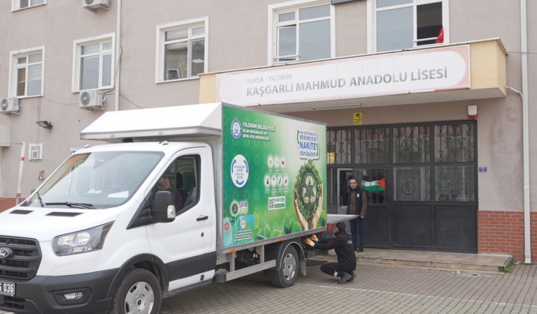 Yıldırım’da plastiğe fren: 31 okula arıtma, 32 bin öğrenciye matara