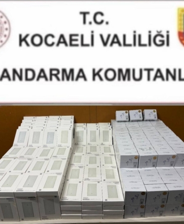 4,4 milyon TL’lik kaçak elektronik operasyonu