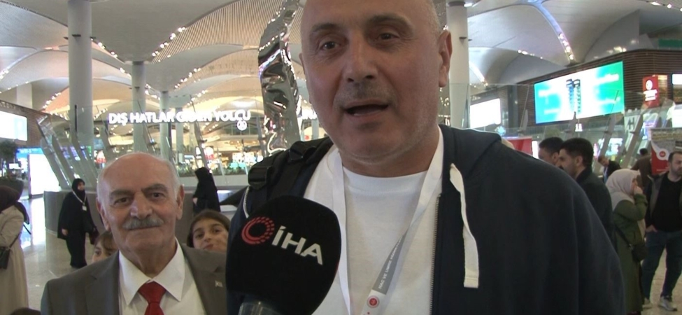 Yılın ilk hacı adayları İstanbul Havalimanı’ndan kutsal topraklara uğurlandı