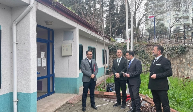 ŞÖNİM binasındaki çalışmalar yerinde incelendi