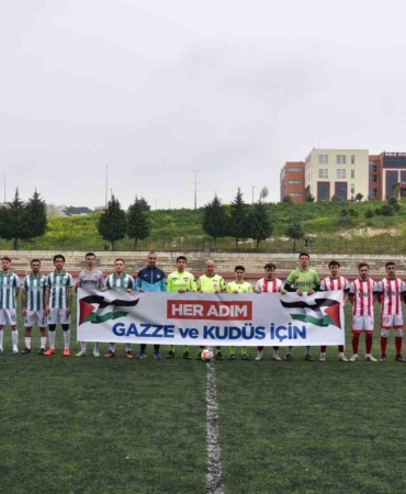 Üniversiteli sporculardan Filistin ve Gazze’ye özgürlük etkinliği