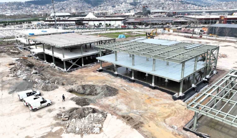 Kocaeli Sosyal Yaşam Merkezi inşaatı hızla yükseliyor