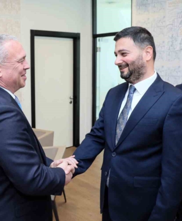 Başkan Öztekin’den, Laszlo Keller’a iade-i ziyaret