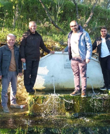 Burhaniye’de çeşmelerden fışkıran sular bereketli sezon umutlarını artırdı