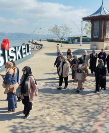 Başiskele’de kadınlar sağlıklı yaşam yürüyüşünde buluştu