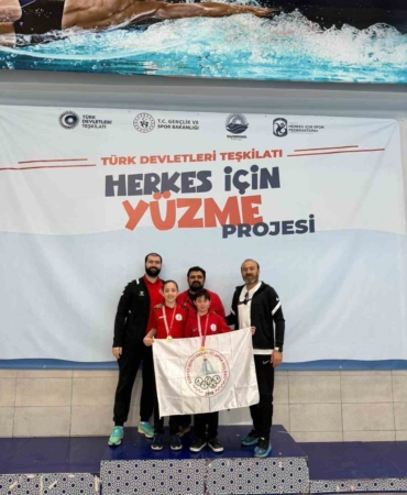 Körfezli genç yüzücüler Azerbaycan’da Türkiye’yi temsil edecek