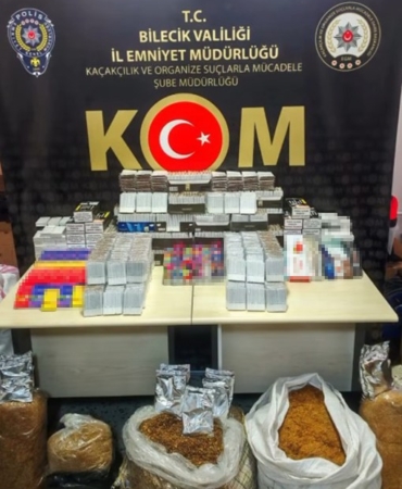 Kaçak tütün ve sigara operasyonunda 1 şüpheli yakalandı