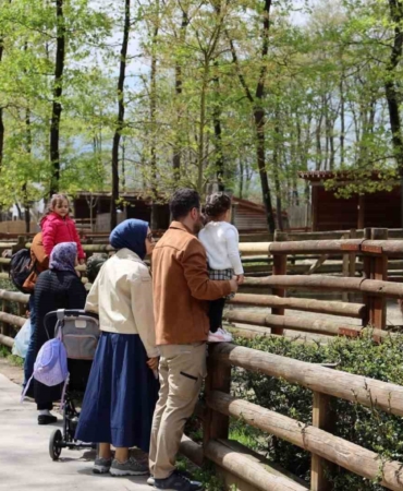Doğaseverlerin uğrak noktası Ormanya bahara "merhaba" dedi