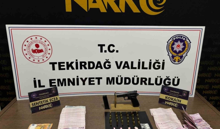 Tekirdağ’da zehir tacirlerine operasyon: 184 şüpheliye işlem yapıldı