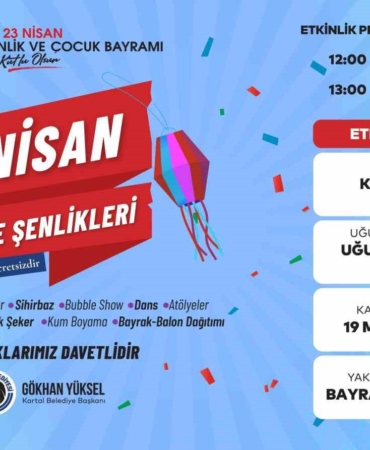 Kartal’da Milli Egemenlik Gururu ve Çocuk Bayramı büyük bir coşkuyla kutlanacak