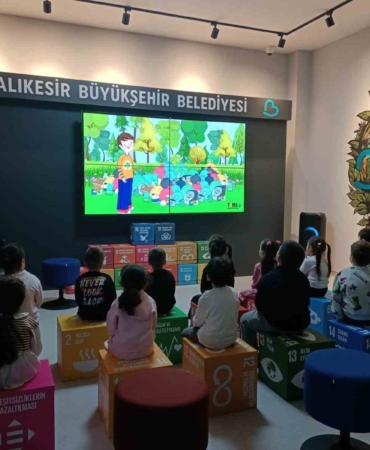 Çevre Eğitim ve Bilim Merkezi minikleri ağırladı