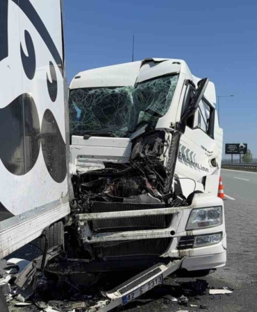 Kuzey Marmara Otoyolu’nda zincirleme kaza: 1 yaralı