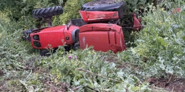 Bursa’da yürek yakan kaza...Devrilen traktörün sürücüsü öldü