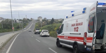 Tekirdağ’da otomobilin çarptığı yaya yaralandı
