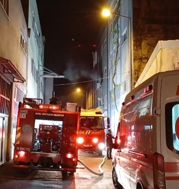 Bursa’da tekstil atölyesinde korkutan yangın