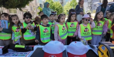 Kırklareli’nde miniklere uygulamalı trafik eğitimi
