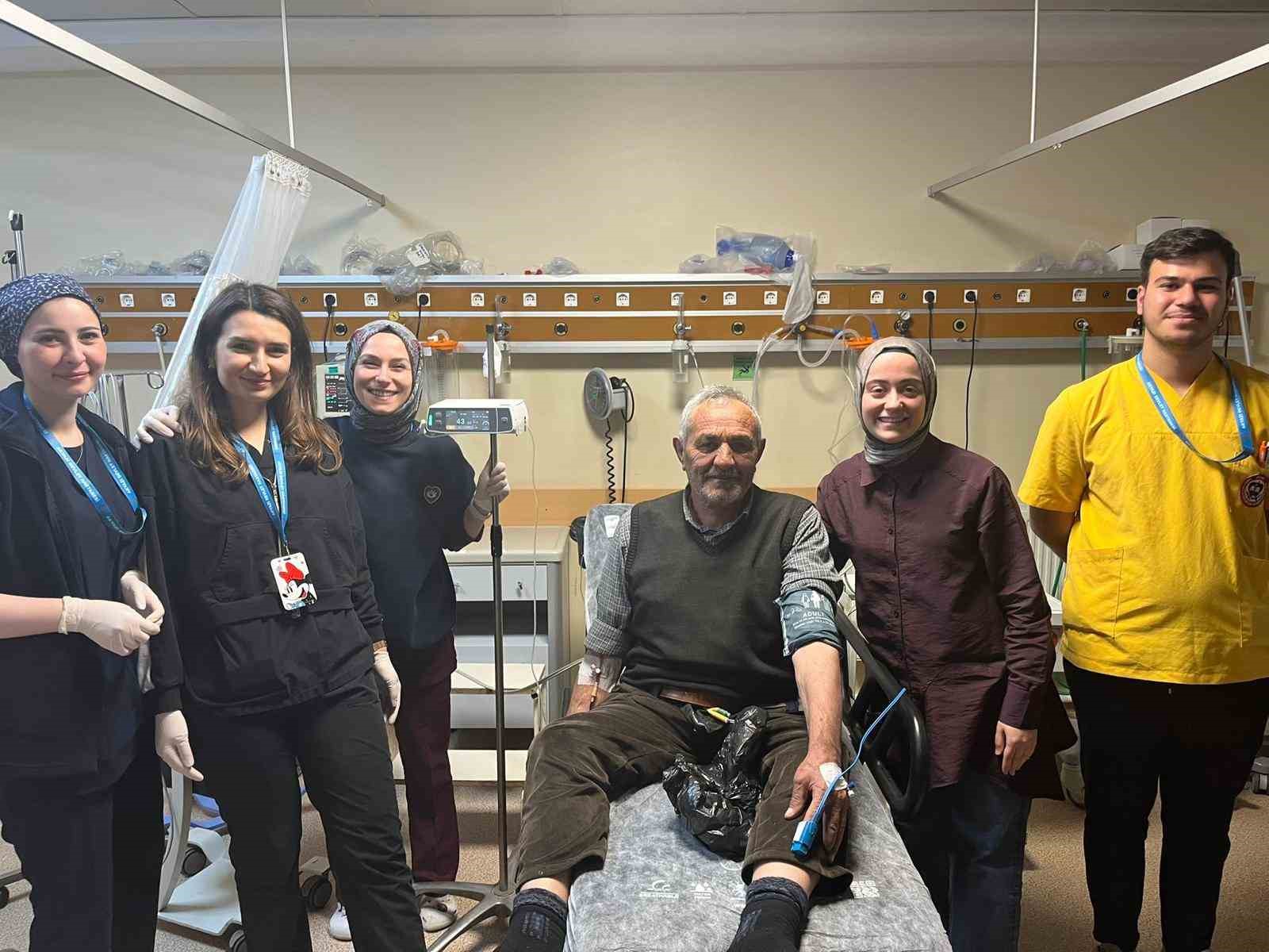 İnme hastasına hayat kurtaran müdahale