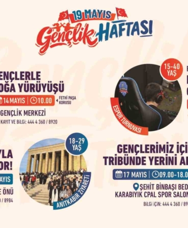 Küçükçekmece’de 19 Mayıs Gençlik Haftası etkinlikleri başlıyor