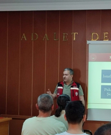 Yükümlülere Aile İçi Şiddetle Mücadele eğitimi