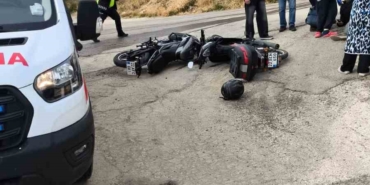 Keşan’da iki motosiklet çarpıştı: 2 yaralı