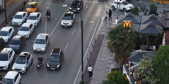 Uyanık motorcu ekiplerden kaçamadı
