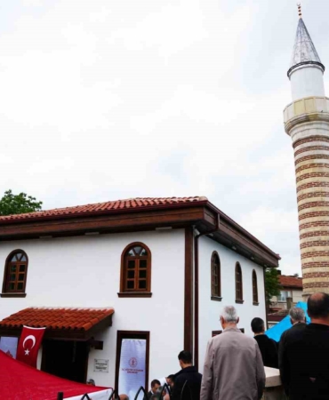 Edirne’de tarihi Şeyh Şücaeddin Camii yeniden ibadete açıldı
