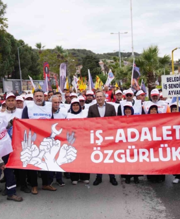 Ayvalık’ta 1 Mayıs coşkusu
