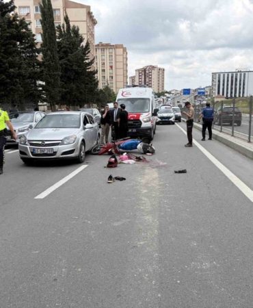 Kapaklı’da otomobil ile motosiklet çarpıştı: 1 yaralı