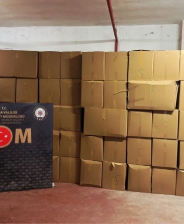 Bursa’da rekor kaçak makaron operasyonu