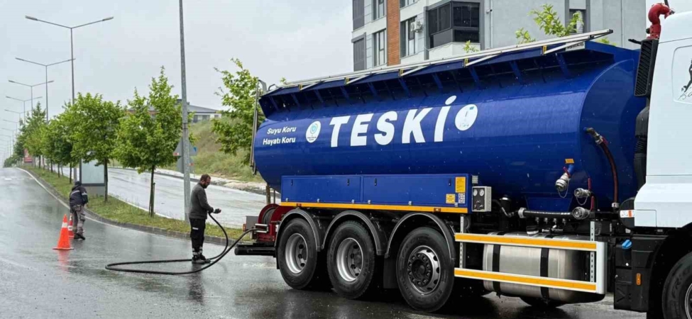 Tekirdağ’da sağanak etkili oldu, ekipler teyakkuza geçti