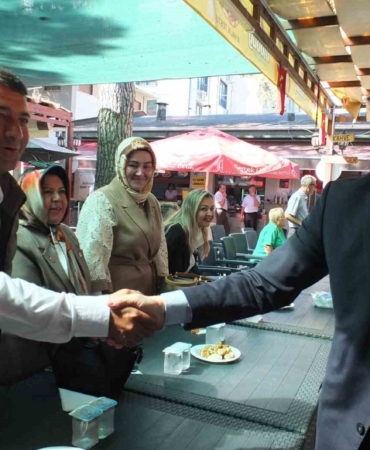 Burhaniye’de resmi bayramlaşma töreni