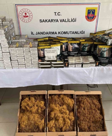Sakarya’da on binlerce makaron ele geçirildi