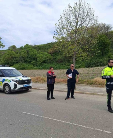 İpsala’da yol kontrol noktasında denetimler sürüyor