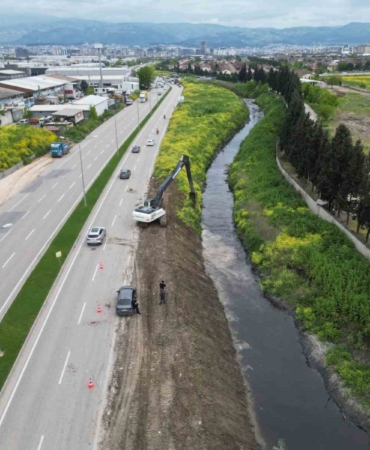 Büyükşehir Nilüferin derelerini ıslah ediyor