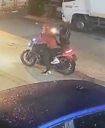 Kurşunlama olayı güvenlik kamerasına yansıdı