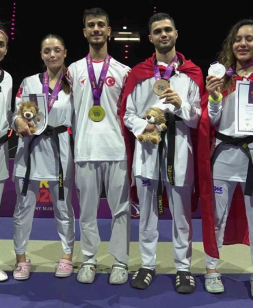 Milli taekwondoculardan 5 madalya